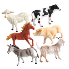 6PCS Premium Farm Animal Figurines Set With Accurate Detail