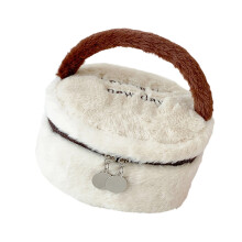 Soft Plush Cosmetic Organizers With Room Designs For-Beige1