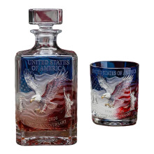 250th Anniversary Patriotic Themed Whiskeys Decanter For-2