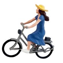 Figurines de vélos en résine, échelle 1/64, modèle de scène-1128