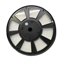 Automatic Sun Flag Light Featuring 136 LED Bulbs Perfect-Black