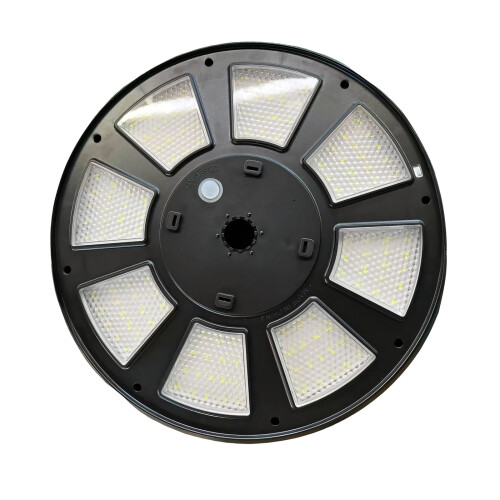 Automatic Sun Flag Light Featuring 136 LED Bulbs Perfect-Black