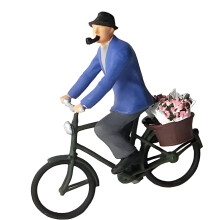 1/64 Scale Cycling Man And Woman Sculpture Countrysides-1129