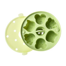 Flexible Silicone Cake Molds Assorted Shape Kitchen-Green