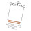 Klassieke vogelruststandaard, hangend accessoire met gecoate-1 1