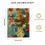 Van Gogh Red Poppies Canvas Print, Gold Frame 2
