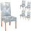 Elastische Stuhlhussen aus Polyester, 4er-Set 1