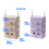 Waterproof Wall Hanging Storage Pouch Ideal For Small-Purple 3
