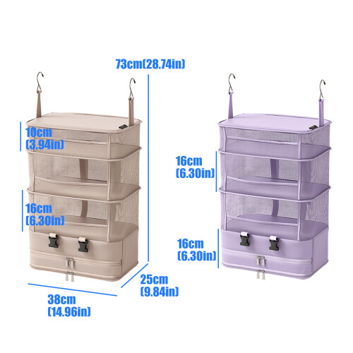 Waterproof Wall Hanging Storage Pouch Ideal For Small-Purple 2