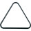 (50.8mm, Black) Power Glide Plastic Snooker Triangle 1