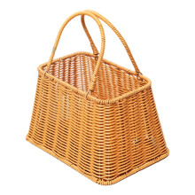 Large Capacity Woven Storage Bin Stylish Home-Square basket