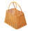 Large Capacity Woven Storage Bin Stylish Home-Square basket 1