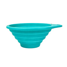 Compacts Portable Foldable Mesh Strainer Soft Silicone Funnel-1