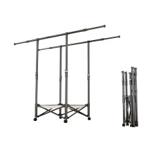 Sturdy Metal Folding Drying Stand For Home Use Having-Black