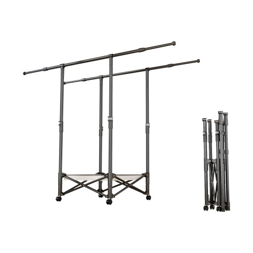 Sturdy Metal Folding Drying Stand For Home Use Having-Black