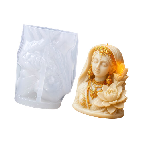 Indian Lady Silicone Candle Molds Multipurpose Silicone Mould