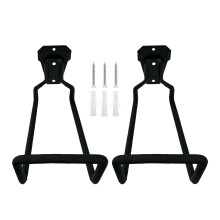 Heavy Gauge Iron Garden Hose Hook 2 Pack For Neat-3 holes