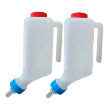 Distributeur de lait suspendu pratique pour animaux, 2 lots de-1