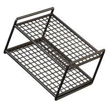 Elegant Iron Pen Holder With Multi Compartment Perfect-Black M