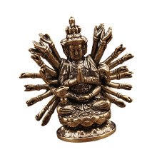Elegant Brasses Thousand Hands Guanyin Statue Buddhist-1 piece