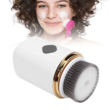 2-in-1-Gesichtsbürste klein 400mAh wasserdicht weiß