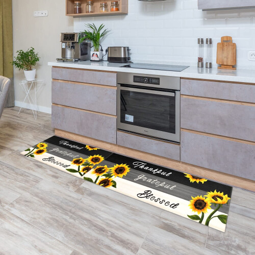 Sunflower Kitchen Rug Set of 2 2