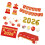 Easy Setups Graduation Season Celebration Set Decorative-Red 1
