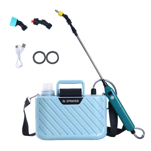 Flexible Electric Irrigation Tool For Home-8L square blue