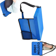 Paire de coussins de stade relaxants en tissu dur 600D avec-Bleu