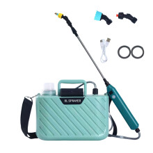 Dispositif d'arrosage électrique de jardin 5L,-8L carré vert
