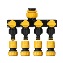 Distributeur d'eau Ă 4 voies,-Jaune 5 minutes pour passer wa
