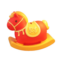 Tirelire cheval à bascule en vinyle, boîte d'économie de-Rouge L