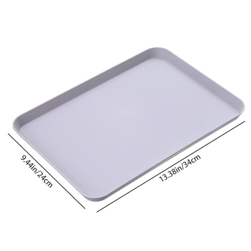 Plateau de service rectangulaire en polypropylène – 21 x 29,5 cm ou 2