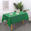 Disposable Rectangular Plastic Tablecloth 73x53 inch 1 pc 3