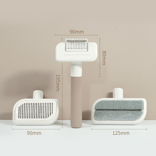 ABS Pet Deshedding Comb Gentle Massage Tool For Reducing Loose 2