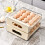 32 Eggs Container Holders Dispenser for Refrigerator-White 3