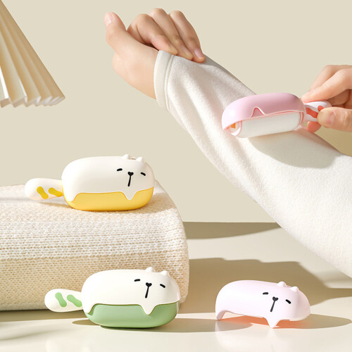 Multifunctional Deshedding Roller Scraper Portable for-Yellow 2