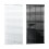 Dollhouses Accessories 17.5x8CM Plastic Blinds Model With-Black 2