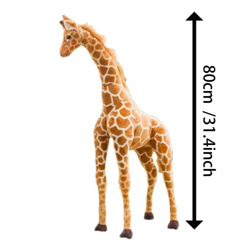 Riesige Giraffe als Plüschtier, 80 cm 1