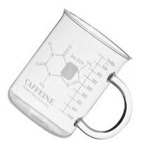 Målebæger i glas med skala, 11,5 cm
