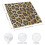 Leopardmönstrade tygservetter polyester 2 st 3
