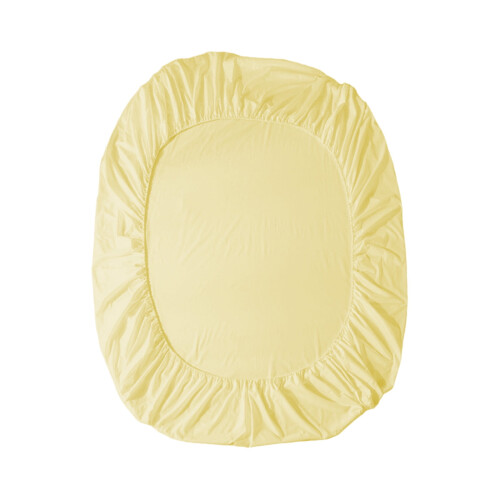 Drap-housse imperméable jaune – Polyester, poches profondes, 1