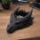 Artistic 3D Printed Gothic Dragon Candle Stand with-Black 5