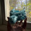 Artistic 3D Printed Gothic Dragon Candle Stand with-Black 7