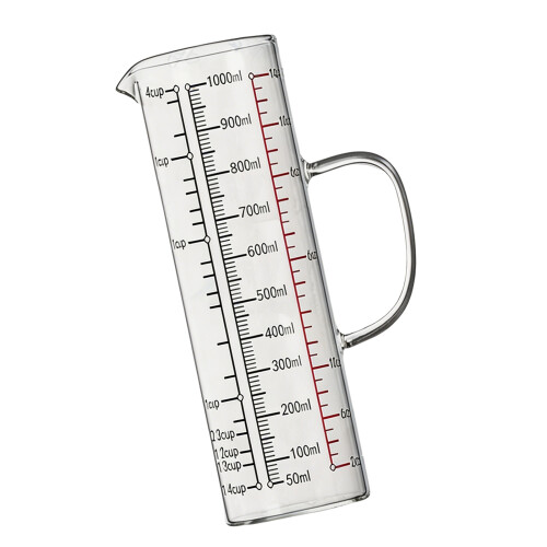 Durable Heat Resistant Glass Measuring Cup Precise Multiple-6