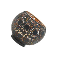 Elegant Wrought Iron Sphere Shape Candle Holders With-07