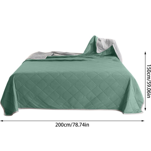 Kühlende Bettdecke, Queen-Size, Mintgrün 2