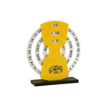 Decorative Business Calendar Moon/Ferris Wheel Design-Yellow 1