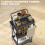 Homcom Carrito de Cocina Gris 42 x 42.5 x 76 cm 4