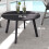 Outsunny Mesa de Café Negro 70 x 70 x 42 cm 3